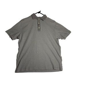 Michael Kors Polo Shirt Mens Size Medium Striped Short Sleeve